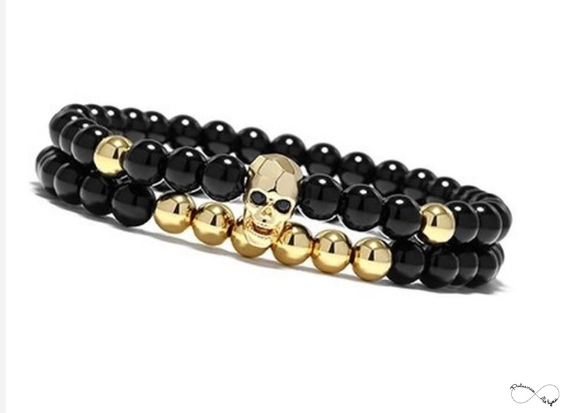 Conjunto 2 Pulseiras Masculinas com Caveira - PULSH 74 - Image 5