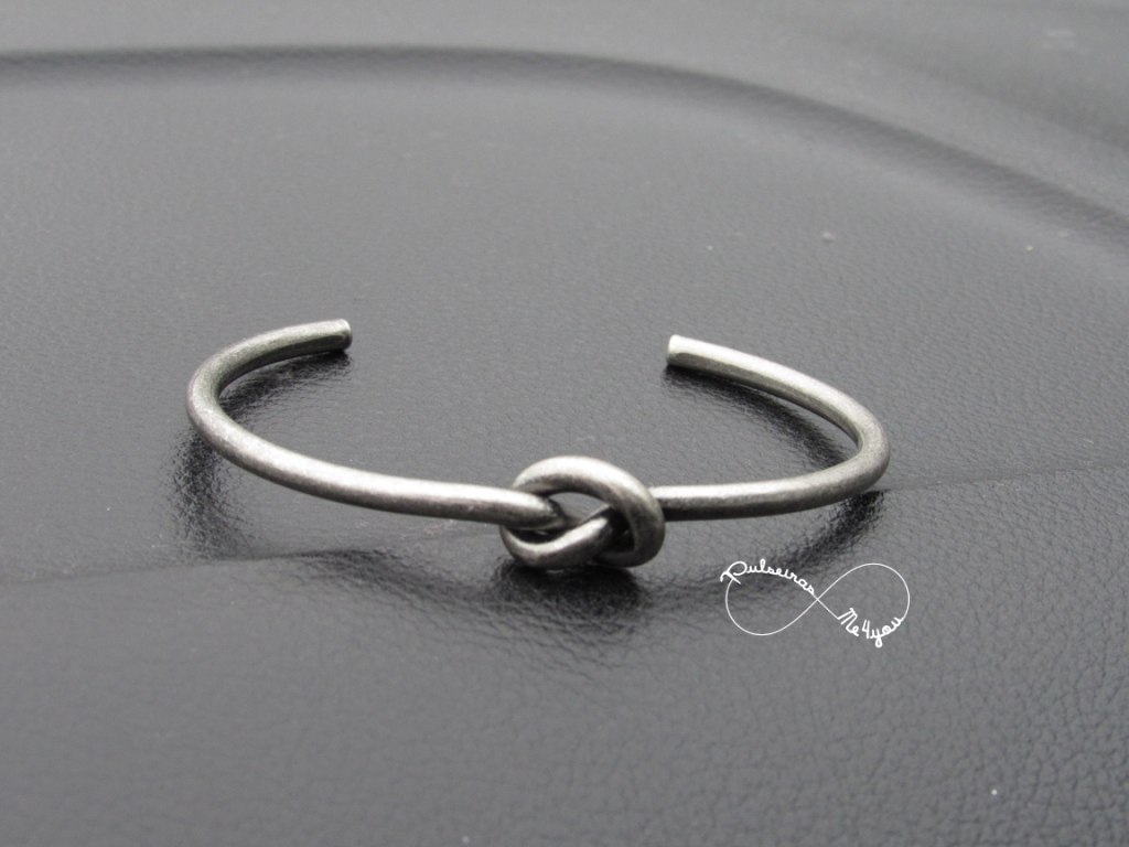 Pulseira Nó do Infinito & Aço - PULSH AÇO 09