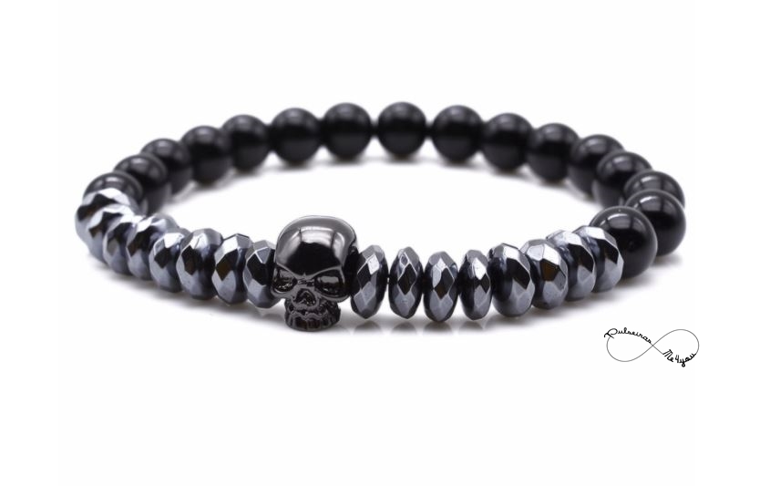 Pulseira Masculina Caveira em Aço - Image 3