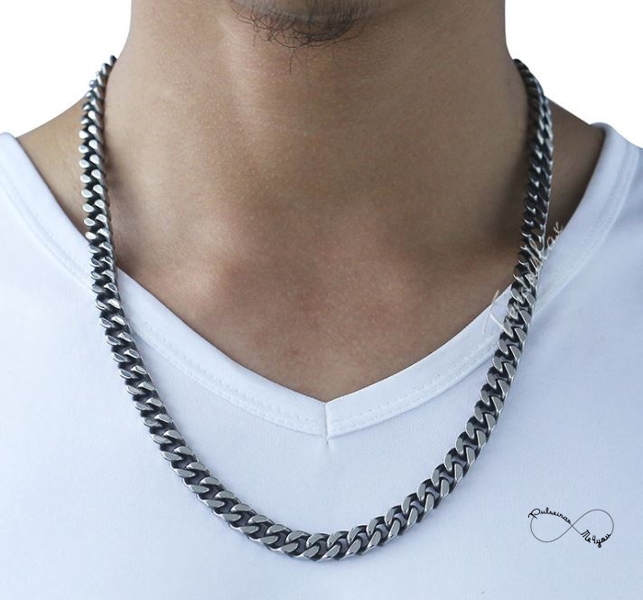 Colar Masculino de 8mm Aço - COL H Aço 02 - Pulseiras Me4You
