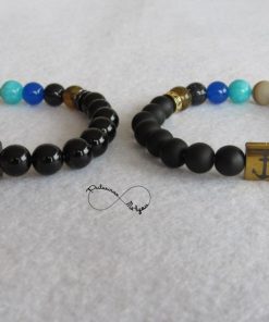 Alternative view of Pulseira Masculina Galaxy