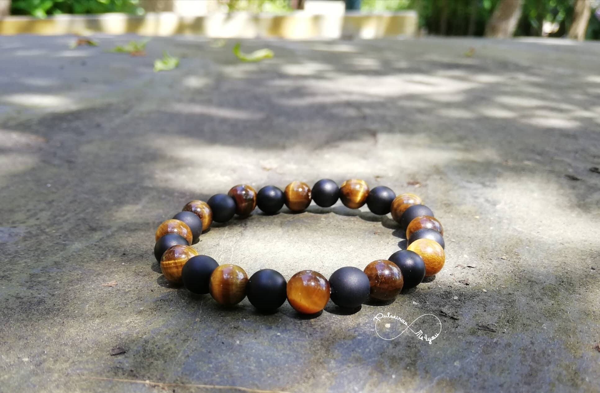 Pulseira Masculina Pedras Naturais - PULSH 125