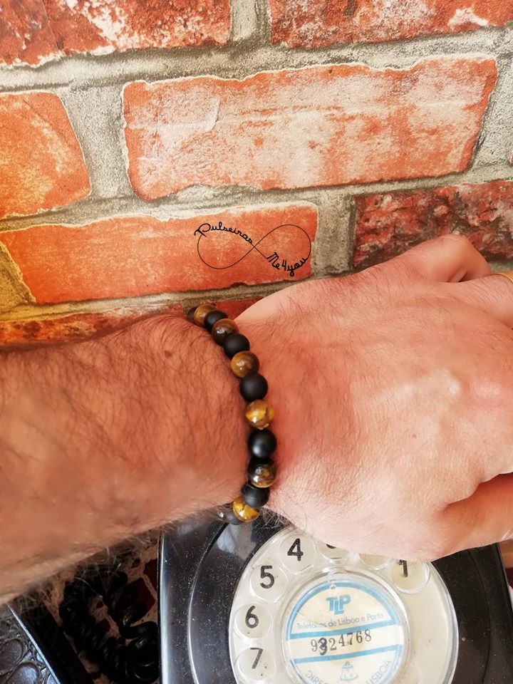 Pulseira Masculina Pedras Naturais - PULSH 125 - Image 2