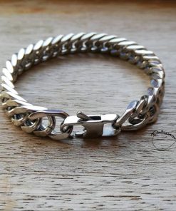 Alternative view of Pulseira Masculina em Aço Inoxidável - PULSH AÇO 18