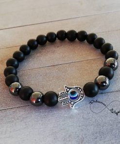Pulseira Masculina Mão de Fátima - Ref PULSH 153