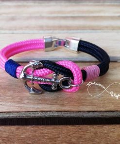Alternative view of Pulseiras Femininas Paracord com Âncora Aço Inoxidável - PULS SH 21