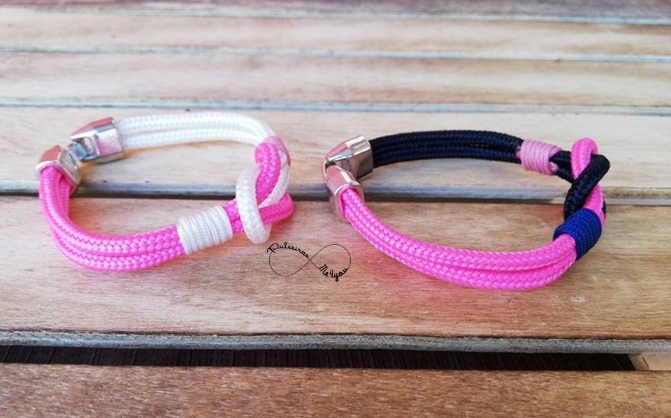 Pulseiras Femininas Paracord e Nó do Infinito - PULS SH 22 - Image 4