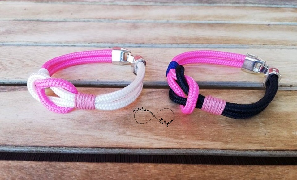 Pulseiras Femininas Paracord e Nó do Infinito - PULS SH 22 - Image 5