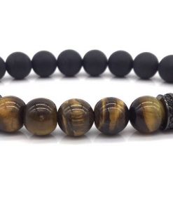 Alternative view of Pulseira Masculina CZ - PULSH 168