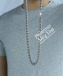 Colar Masculino em Aço Inoxidável - COL H Aço 13