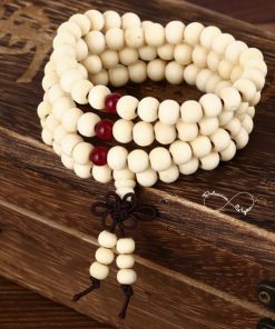 Pulseiras Masculina tibetana / budista - Ref PULSH 10 - Branco