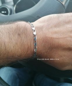 Alternative view of Pulseira Masculina Âncora - Aço Inoxidável - PULSH AÇO 28