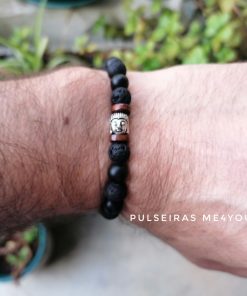 Pulseira Pedras Naturais & Buda Dupla - PULSH 250