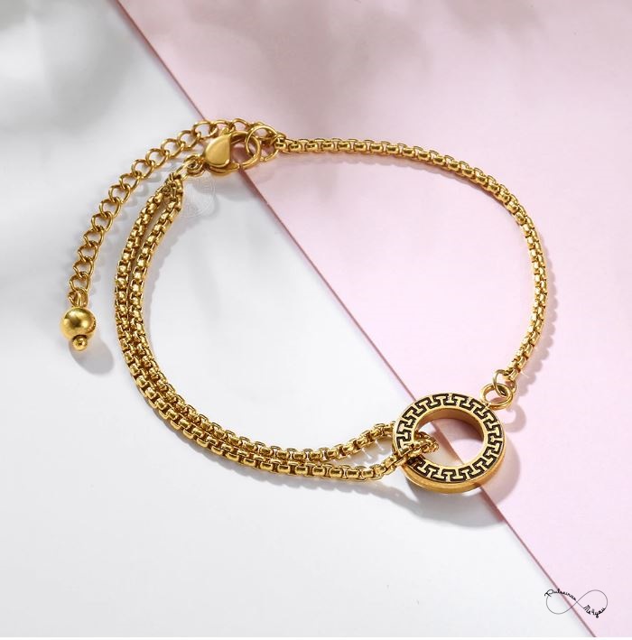 Pulseira Masculina Kuban Aço Inoxidável - PULSH AÇO 36
