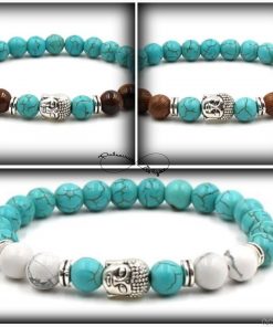 Pulseira Pedras Naturais & Buda - PULSH 269