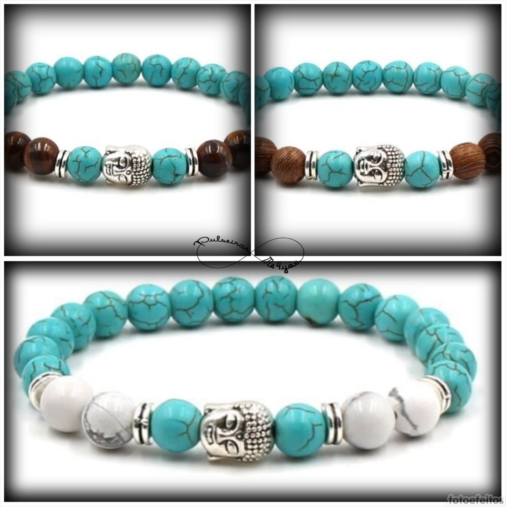 Pulseira Pedras Naturais & Buda - PULSH 269