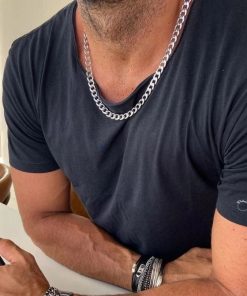 Colar Masculino em Aço Inoxidável - COL H Aço 46
