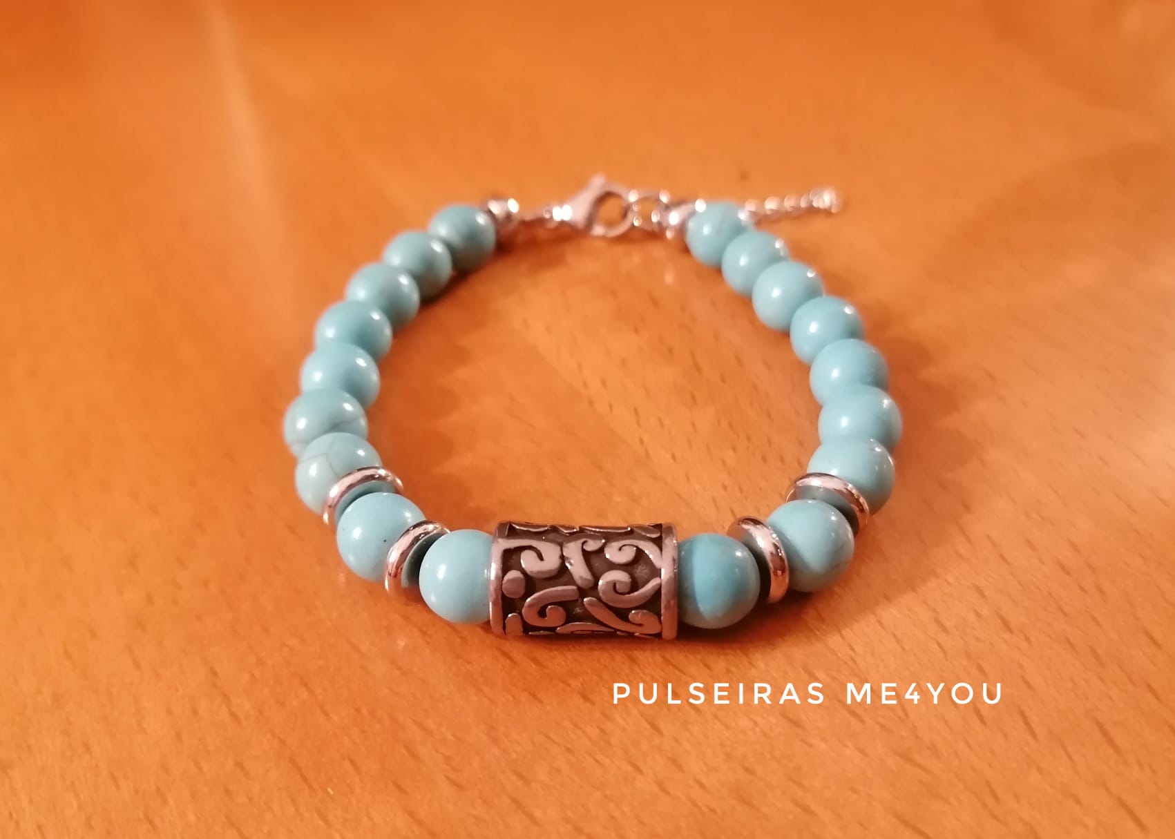 Pulseira Masculina Akuntsu - Stone & Stainless Steel - PULSH AÇO 63 - Image 2