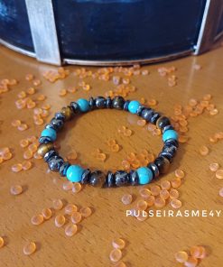 Pulseira Pedras Naturais e Hematite - PULSH 301