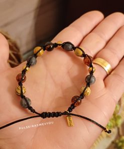 Alternative view of Pulseira Masculina Triple Mix - Dourado - PULSH 334