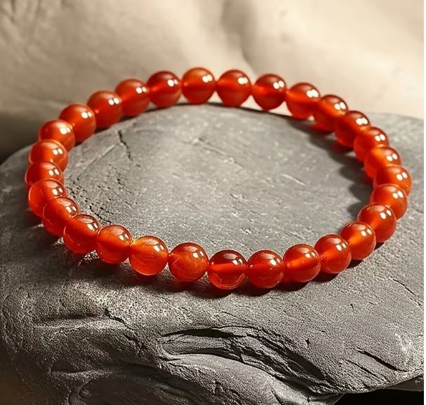 Pulseira Pedra Sunstone Laranja Luar 6mm- PULSH 340 - Image 2