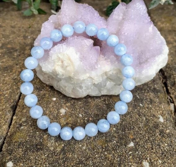 Pulseira Pedra Ametista Aquamarine 6mm- PULSH 341 - Image 2