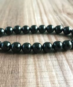 Alternative view of Pulseira Masculina Pedra Turmalina Negra - PULSH 342