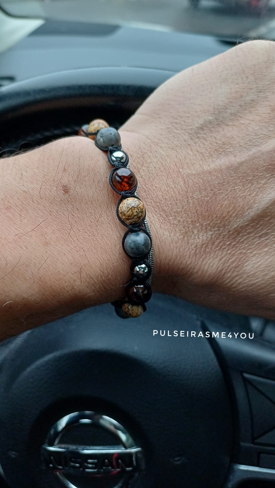 Pulseira Masculina Triple Mix - Prata - PULSH 336