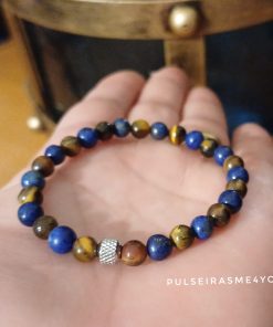 Pulseira Unisexo Lapis Lazulli & Olho de Tigre - PULSH 338